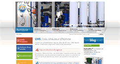 Desktop Screenshot of lms-water.com